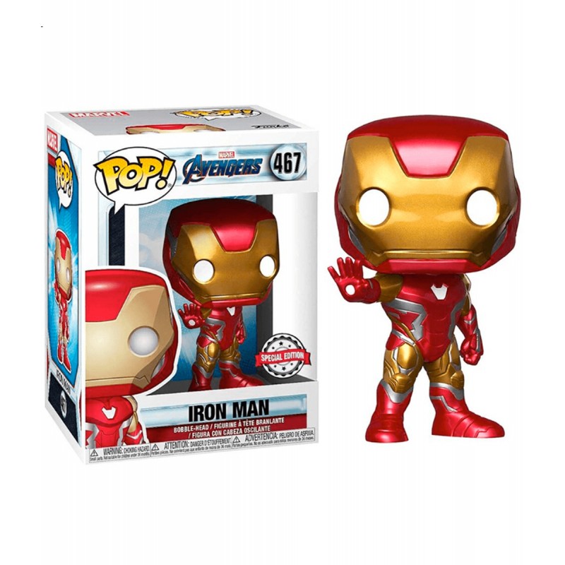 POP! MARVEL: AVENGERS ENDGAME - IRON MAN (EXCLUSIVE) BY FUNKO (467)